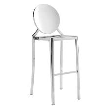 Eclipse Bar Chair Set Of 2 In 2020 Stainless Steel Bar Stools Steel Bar Stools Bar Chairs