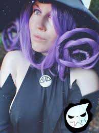 Blair 🎃🖤🎃 💜 Cosplay & Made by IG@mightyraccoon #souleater  #souleaterblair #halloween #spookyseason #blaircosplay #souleatercosplay  #cosplaygirl #halloweenideas #halloweencosplay #monstercat #cosplay #witch  #witchcosplay