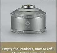 Amazon.com : CAMPINGMOON Replacement Empty Refillable Gas ...