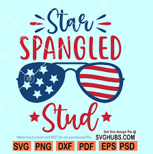 Download Star Spangled Stud Svg Boy 4th Of July Svg Baby Boy 4th Of July Svg Svg Hubs