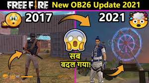 According to the leak, the ob 26 update is going to be. Free Fire New Update 2021 Free Fire Ob26 Update Evolution 2017 To 2021 Garena Free Fire Youtube