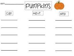 Pumpkin Writing Paper Writing Paper Writing Circle Map