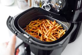 Feb 19, 2020 · when the fries are almost done soaking, preheat air fryer to 375ºf. How To Cook Air Fryer Potatoes Baked Fries And Chips