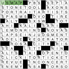 La times crossword puzzle archives. Saturday February 13 2021 Diary Of A Crossword Fiend