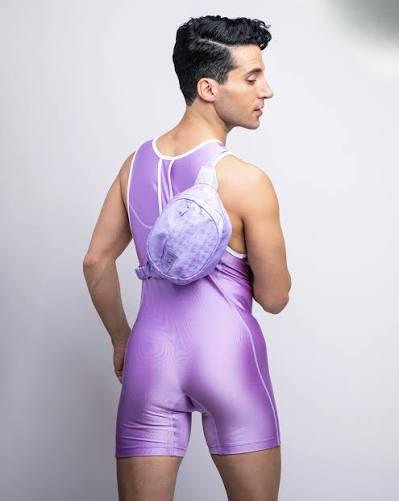 You can't pin me down bruh but you can catch this @janjanjan X @jansport  bag at Booth 2407 this weekend @rupaulsdragcon or online with @mybestjudy  Photo by @dannybristollphoto Singlet by @holdnyc