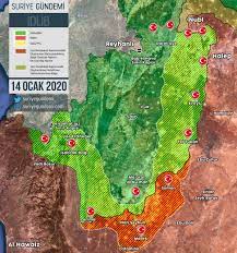 İdlib operasyonu son durum : Idlib Haritasi Bahar Kalkani Harekati Nda Son Durum