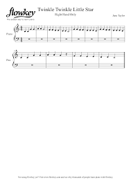 Twinkle, twinkle, little star is a popular english lullaby. Jane Taylor Twinkle Twinkle Little Star Free Piano Sheet Music From Flowkey Learn Piano The Simplest With Flowkey Com En Try For Free Piano Sheet Mus