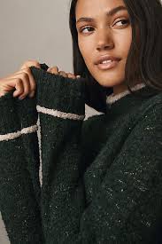 525 Neon Long-Sleeve Quarter-Zip Sweater