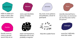 This test measures your ability to see a pattern based on its color. Ai Weirdness What Color Are You