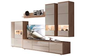 Bei idealo.de günstige preise für wohnwand cappuccino hochglanz vergleichen. Stralsunder Wohnwand Largo Eb 33003 Wildeiche Cappuccino Mobel Letz Ihr Online Shop