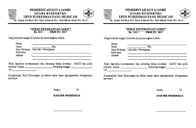 Surat keterangan sehat jasmani dari dokter yang berstatus pns atau dokter yang bekerja pada unit pelayanan kesehatan pemerintah nah, kalau yang ini merupakan contoh surat lamaran kerja perawat s1 dan diii yang ingin mendaftar di rumah sakit umum daerah sebagai tenaga kerja kontrak. Surat Ket Sakit