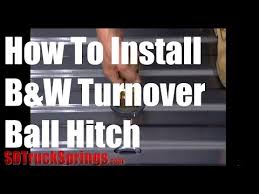 We carry gooseneck hitches & accessories for chevy, dodge, ford, gmc, nissan & toyota. How To Install B W Turnover Ball Hitch A Tutorial And Review On Installation Of B W Gooseneck Youtube