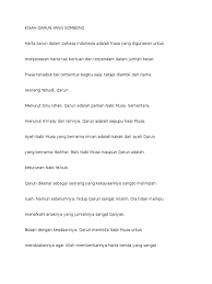 Check spelling or type a new query. Kisah Qarun Yang Sombong Pdf