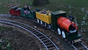 Pin By Sarah O Leary On Patios Ideas In 2020 Garden Railroad Ride On Train Garden Railway