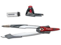 It can be used to draw a perfect circle in an art project or to help solve a problem in your geometry homework. Buy Maped Compass W Pen Holder Leg Blocking System Online At Modulor