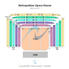 Metropolitan Opera At Lincoln Center Seating Chart