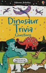 Only true fans will be able to answer all 50 halloween trivia questions correctly. Usborne Activities Dinosaur Trivia Questions 9780794540111 Amazon Com Books