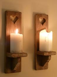 Set of 2 gothic sconce torch style candle holders wall mounted decor castle 18. Pin On Wood Sconce