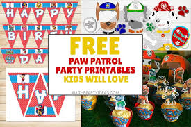 Download files and build them with your 3d printer, laser cutter, or cnc. Free Paw Patrol Printables Party Games More