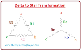 Transformation | diagram & formula. What Is Star Delta Transformation The Engineering Projects