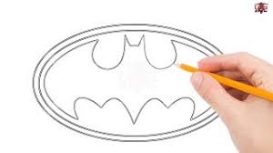 Learn how to draw batman's face: Free Batman Logo Drawing Watch Online Khatrimaza