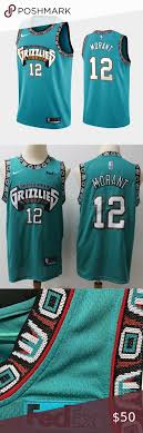 100% authentic bryant reeves mitchell ness 96 97 grizzlies jersey size 48 xl men. Men S Grizzlies 12 Ja Morant Throwback Jersey Memphis Grizzlies White Jersey Jersey