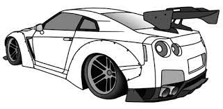 Gambar kereta lumba drift lukisan. Lukisan Kereta Sport Cikimm Com