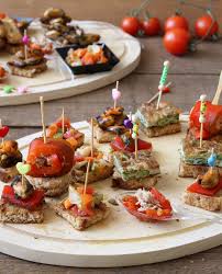 * tapas kan ook als buffet op een mooie tafel worden uitgestald, zie onze tapasbuffetten. Tapas Senza Glutine E Senza Lattosio La Cassata Celiaca