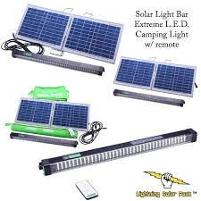 Solar Camping L E D Light Bar With Remote