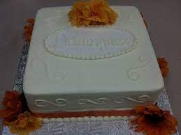 Wedding Cake In One Tier With Silk Flowers 1 Tier Wedding Cakes Cake Wedding Cakes