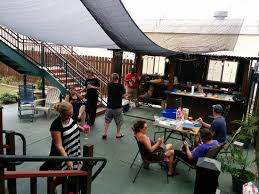 bbq in our outdoor kitchen/back patio