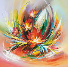 Western art had been, from the renaissance up to the middle of the 19th century. Abstract Flowers Hand Painted Oil Canvas Artwork Modern Art Fine Art Contemporary Paintings By International Image Canvas Houzz