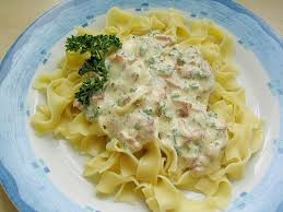 Nudeln Mit Schinken Sahne Kase Sosse Von Din1031 Chefkoch Rezepte Nudelsosse Rezept Warmes Essen
