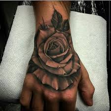 Rose Tattoo Man Tattoo Hand Tattoo Handtatoeages Tatoeage Ideeen Tatoeage Inkt