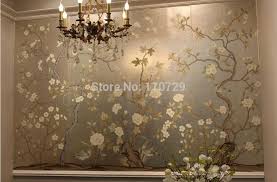 Tons of awesome best cool unique wallpapers to download for free. Hand Painted Silver Foil Wall Paper Painting Flowers With Birds Hand Painted Wallcovering Unique Wallpaper Many Pictures Option Wall Paper Foil Wall Paperwall Paper Painting Aliexpress