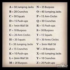 B) keeping your chest up, lower your body by pushing your hi. The Alphabet Member Workout Workout Trainer By Skimble