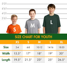 Youth Shirt Sizing The Ann Arbor T Shirt Company