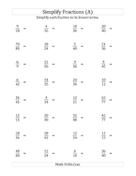 The Simplify Proper Fractions To Lowest Terms Harder Version A Math Worksheet From The Fraction Simplifying Fractions Fractions Worksheets Proper Fractions