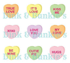 Download Conversation Hearts Clipart Set Etsy Converse With Heart Conversation Hearts Image Clip Art