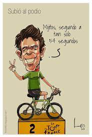 At the 2012 summer olympics, he won a silver medal in the road race. Subio Al Podio Caricaturas