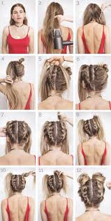 170 Easy Hairstyles Step By Step Diy Hair Styling Can Help You To Stand Apart From The Crowds Page 59 Festival Hair Tutorial Festival Hair Short Hair Styles