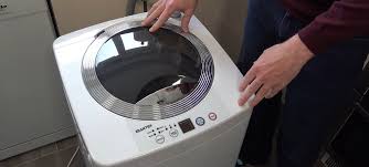 Click to see complete answer. What Is A Portable Washing Machine And How Does It Work