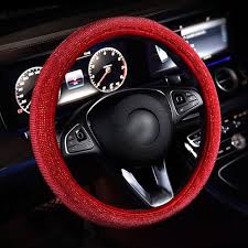 Car bling steering wheel cover for women girls15 inch universal colorful crystal rhinestone diamond rainbow bling accessories. Luxury Crystal Purple Red Car Steering Wheel Covers Women Girls Diaman Needful C Car Accessories For Girls Car Interior Accessories Girly Car Accessories