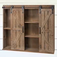 Pine barn door microwave stand 21 x 40 x 34. Wood Barn Door Wall Cabinet Antique Farmhouse