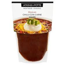 Atkins Potts Gluten Free Chilli Con Carne Sauce 350g Chilli Con Chilli Con Carne Gluten Free Chilli