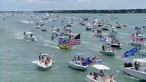 The parade, illuminated the waterways of tarpon springs, thrilling happy spectators who had moved from the street festival. Guinness Confirms It S Reviewing Trump Boat Parade Record Attempt Near Clearwater Wfla