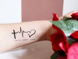 Heart or halves, which can. Beautiful Faith Hope Love Tattoo Design Ideas For Men And Women