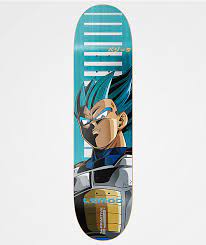 The last drop features a new skateboard decks, dragonball z apparel & hats. Primitive X Dragon Ball Super Lemos Vegeta 8 25 Skateboard Deck Zumiez