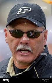 Purdue Boilermakers' head coach Danny Hope has a few words for his defense  during the first half of an NCAA football game at Ryan Field in Evanston,  Il., Saturday, Oct. 9. 2010. (