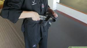Keep your uniform clean and pressed for all classes as turning up scruffy shows a lack of respect for your class and the instructor /master. How To Tie A Tae Kwon Do Belt With Pictures Wikihow